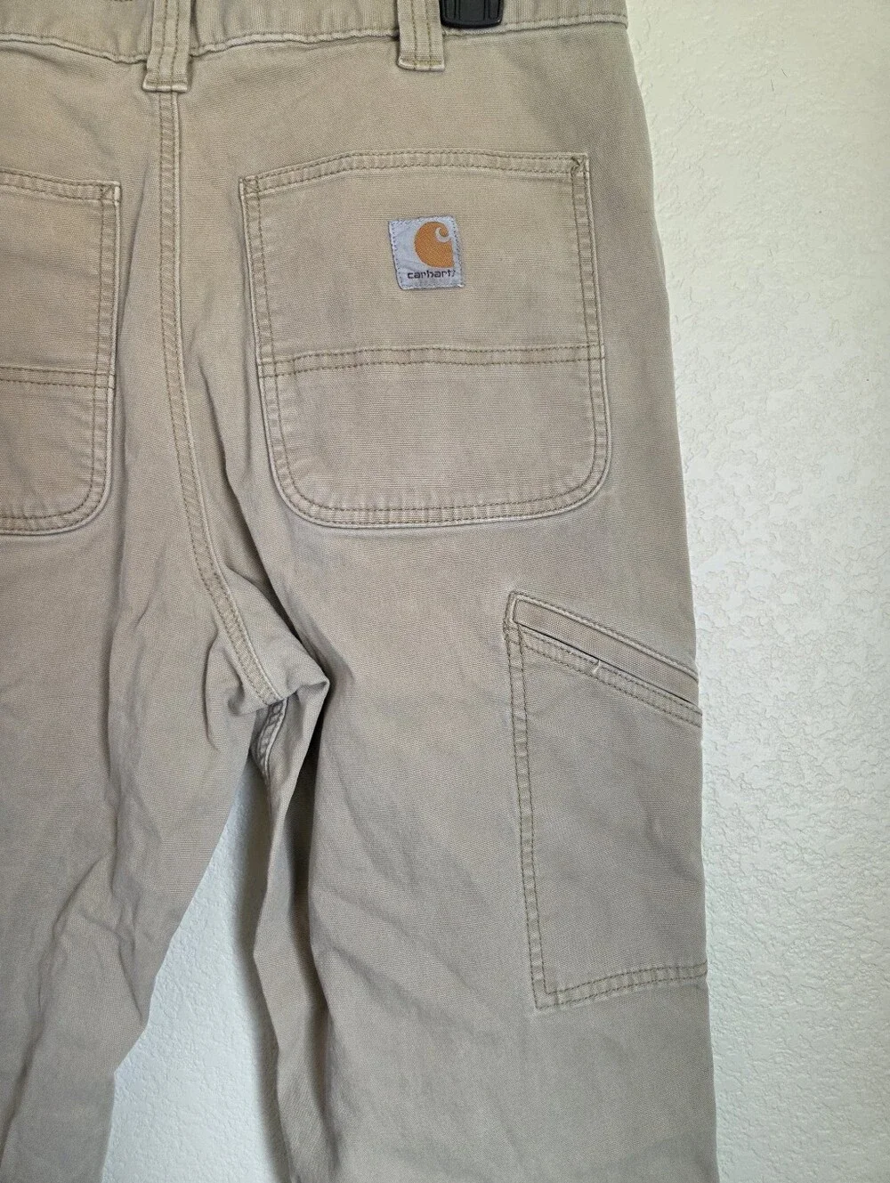 Carhartt Relaxed Straight Rigby Dungaree Size 33×34  Kahki